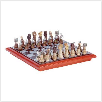 Wildlife Animal Chess Set